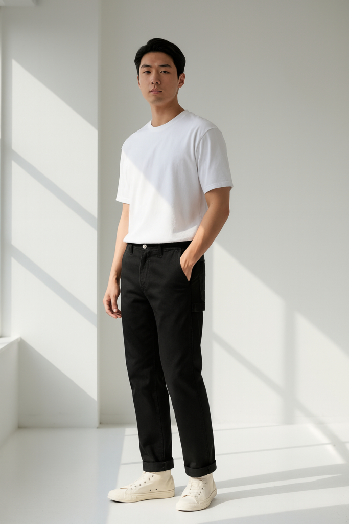 Carpenter Regular Fit – Hitam