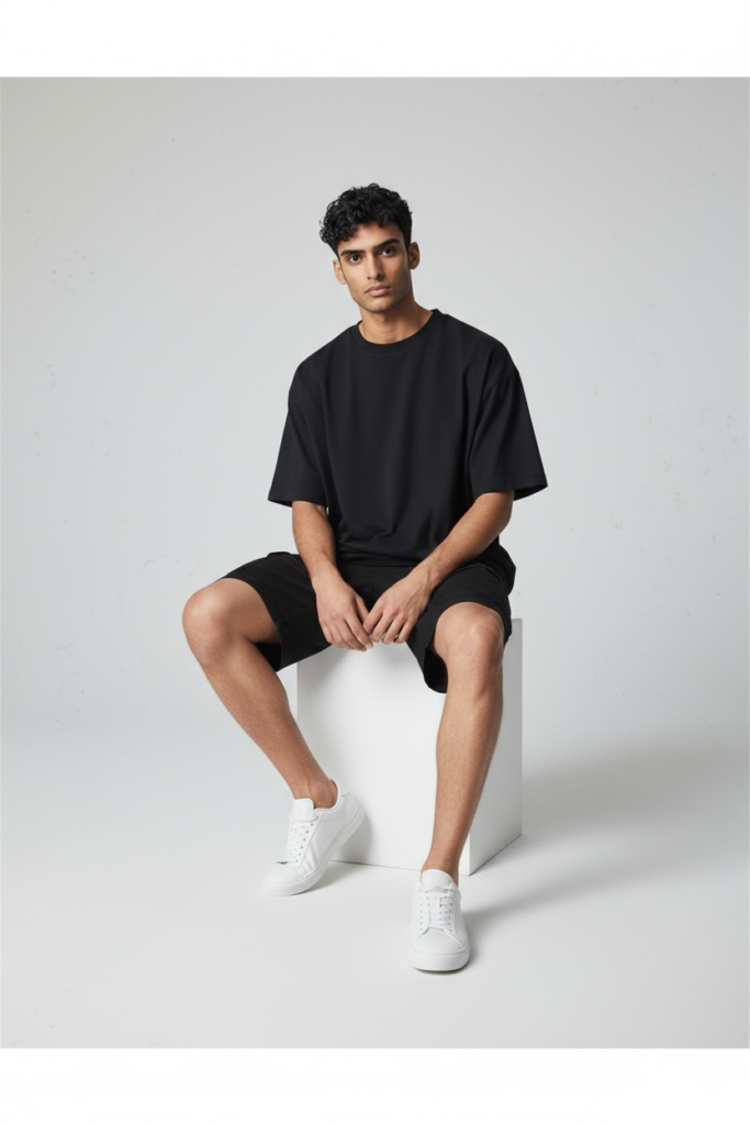 Short Cargo Hitam