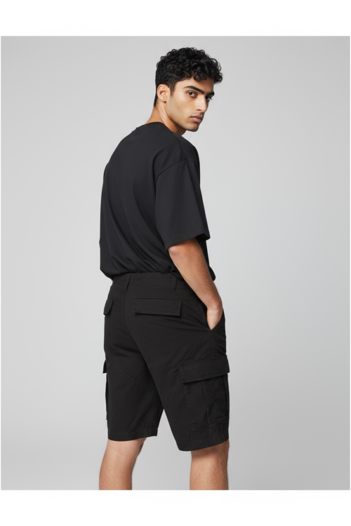 Short Cargo Hitam