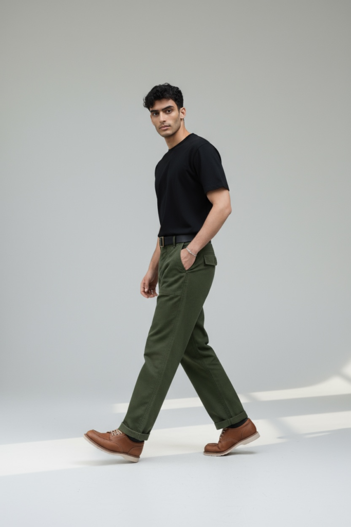Long Fatigue Pants – Army