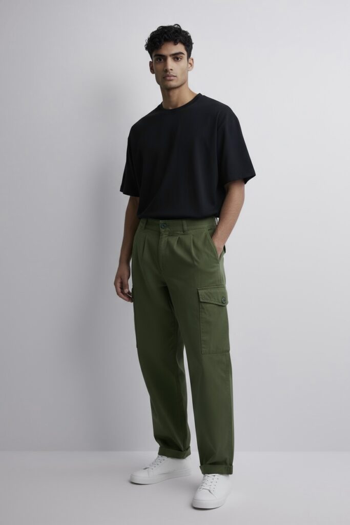 Long Fatigue Pants – Army
