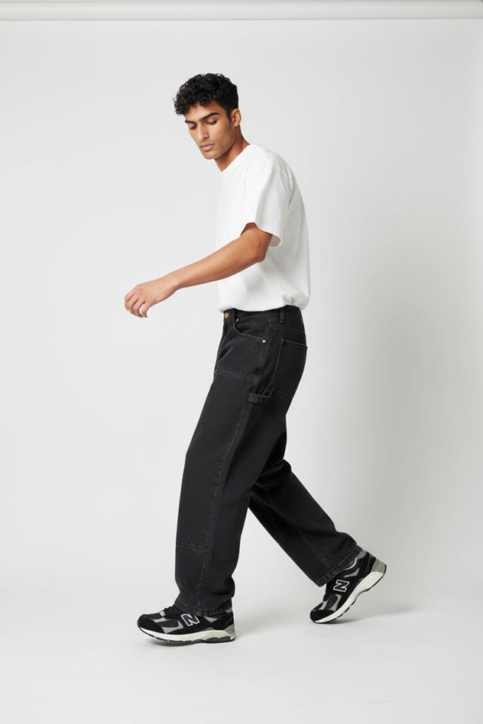 Long Pants Carpanter Doubel Knee Hitam