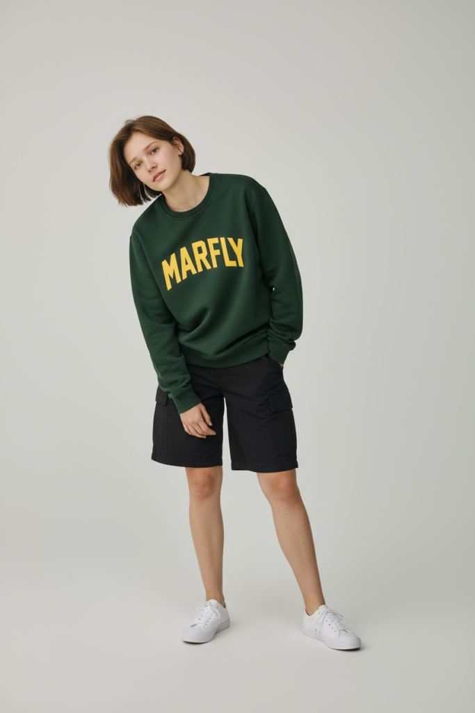 Sweater Unisex Hijau Botol
