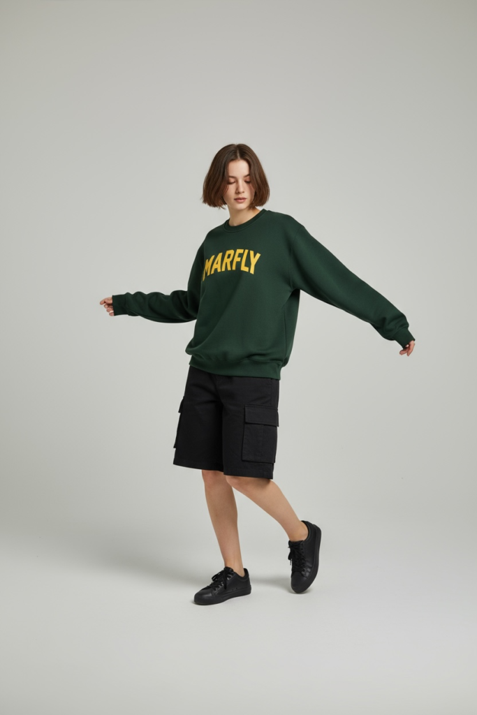 Sweater Unisex Hijau Botol