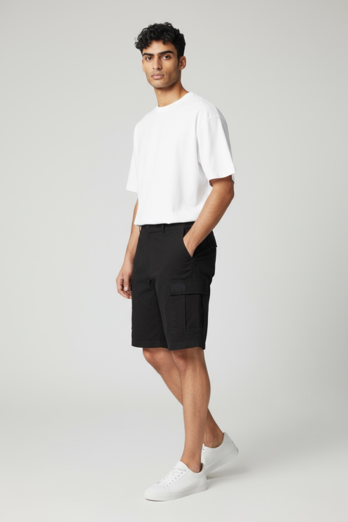 Short Cargo Hitam