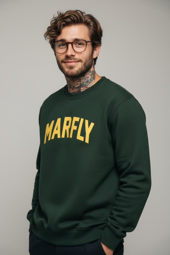 Sweater Unisex Hijau Botol