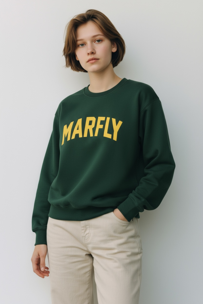 Sweater Unisex Hijau Botol